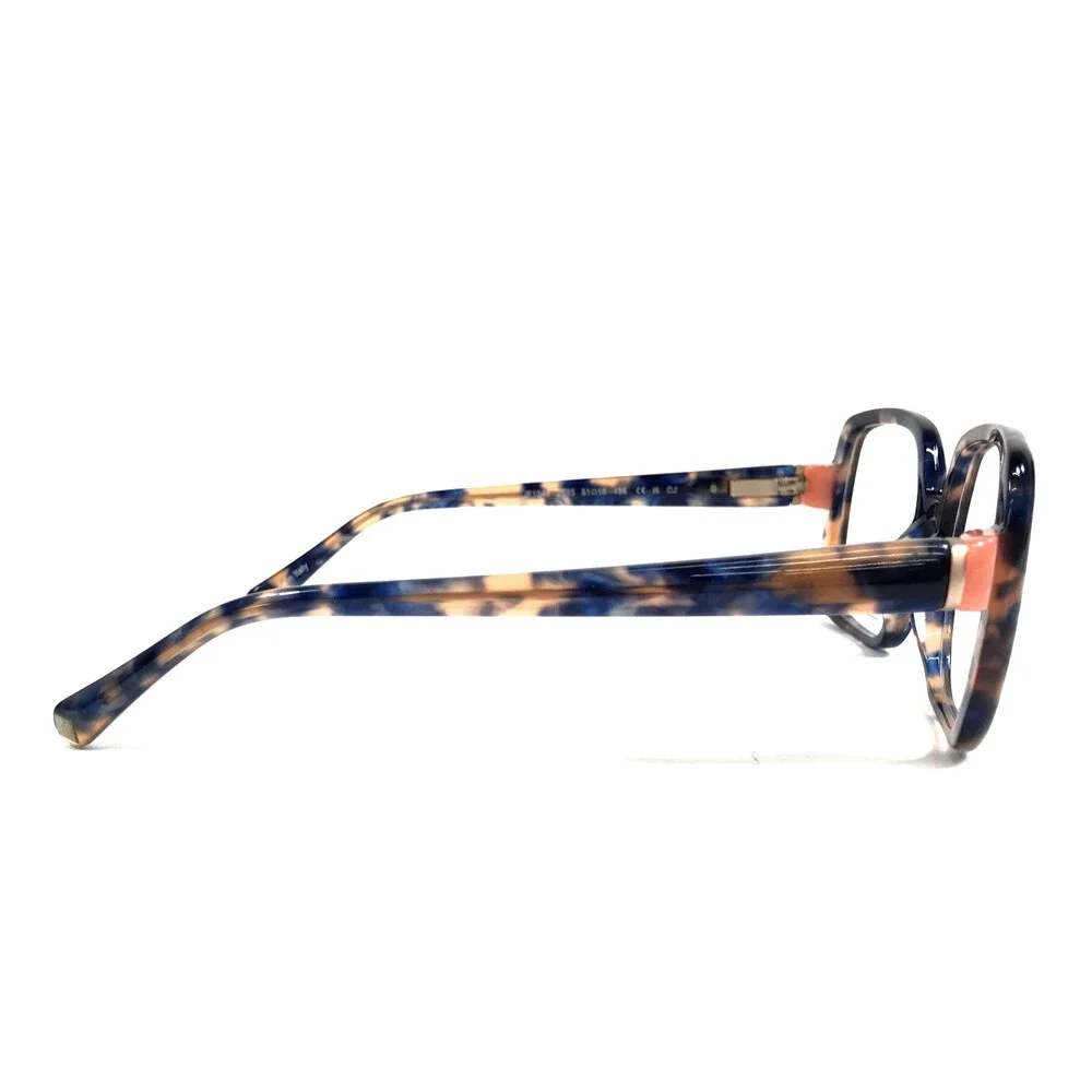 J. F. Rey Eyeglasses Frames JF1548 2583 Blue Pink Tortoise Oversized 51-18-135